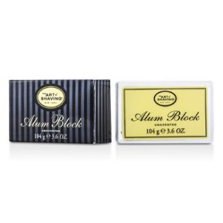 THE ART OF SHAVING ALUM BLOCK NATURAL ANTISEPTIC STONE (FOR AFTER SHAVING &AMP; MINOR CUTS) 104G/3.68OZ