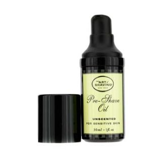 THE ART OF SHAVING PRE SHAVE OIL - UNSCENTED (TRAVEL SIZE, PUMP, FOR SENSITIVE SKIN) 30ML/1OZ