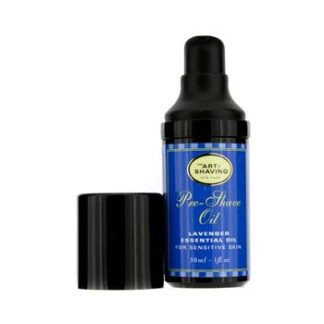 THE ART OF SHAVING PRE SHAVE OIL - LAVENDER ESSENTIAL OIL (TRAVEL SIZE, PUMP, FOR SENSITIVE SKIN) 30ML/1OZ