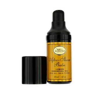 THE ART OF SHAVING AFTER SHAVE BALM - LEMON ESSENTIAL OIL (TRAVEL SIZE, PUMP, FOR ALL SKIN TYPES) 30ML/1OZ