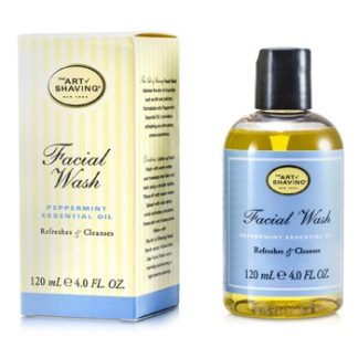 THE ART OF SHAVING FACIAL WASH - PEPPERMINT ESSENTIAL OIL (FOR SENSITIVE SKIN) 120ML/4OZ