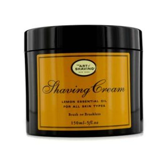 THE ART OF SHAVING SHAVING CREAM - LEMON ESSENTIAL OIL (FOR ALL SKIN TYPES) 150G/5.3OZ
