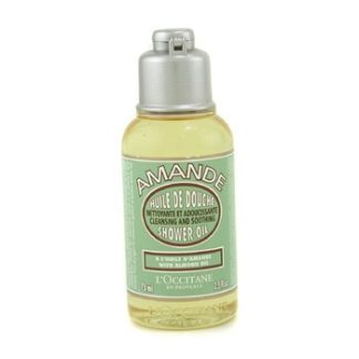 L'OCCITANE ALMOND CLEANSING &AMP; SOOTHING SHOWER OIL (TRAVEL SIZE) 75ML/2.5OZ