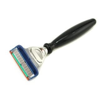 THE ART OF SHAVING 5 BLADE RAZOR - FUSION BLACK & NICKEL-PLATED 1PCS
