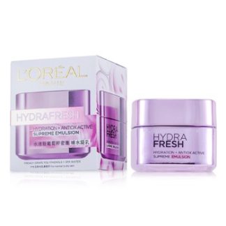 L'OREAL HYDRAFRESH HYDRATION+ ANTIOX ACTIVE SUPREME EMULSION 50ML/1.7OZ