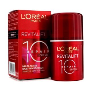 L'OREAL DERMO-EXPERTISE REVITALIFT REPAIR 10: MULTI-ACTIVE DAILY MOISTURISER SPF20 50ML/1.7OZ