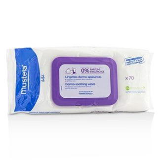 MUSTELA DERMO-SOOTHING WIPES - FRAGRANCE FREE 70WIPES