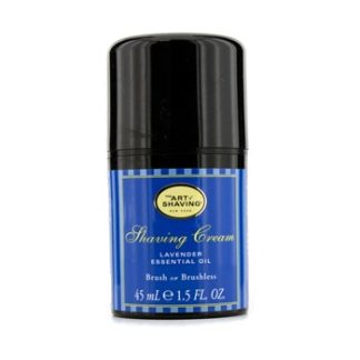 THE ART OF SHAVING SHAVING CREAM - LANVENDER ESSENTIAL OIL (TRAVEL SIZE, PUMP) 45ML/1.5OZ