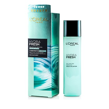 L'OREAL HYDRAFRESH BALANCING REFINING MASK-IN LOTION 175ML/4.2OZ