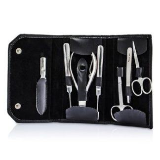 RAZOR MD GQ 19 GROOM KIT: MOUSTACHE SCISSORS X 2 + NIPPER X 2 + PUSHER + CLEANSER + TWEEZER 7PCS
