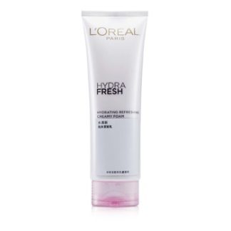 L'OREAL HYDRAFRESH HYDRATING REFRESHING CREAMY FOAM - FOR NORMAL TO DRY SKIN 125ML/4.2OZ