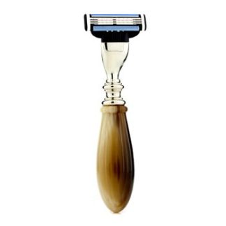 TRUEFITT & HILL WELLINGTON RAZOR FAUX HORN & CHROME MACH III 1PC