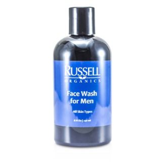 RUSSELL ORGANICS FACE WASH FOR MEN 240ML/8OZ