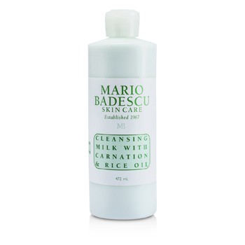 MARIO BADESCU CLEANSING MILK WITH CARNATION &AMP; RICE OIL - FOR DRY/ SENSITIVE SKIN TYPES 472ML/16OZ