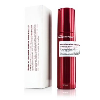 RECIPE FOR MEN ULTRA SENSITIVE FACIAL CLEANSER 100ML/3.4OZ