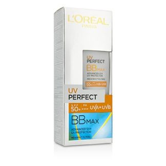 L'OREAL UV PERFECT BB MAX SPF 50+ ADVANCED 12H UV PROTECTOR 30ML/1OZ
