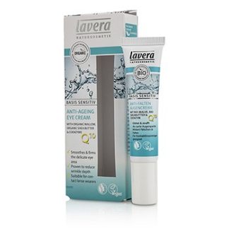 LAVERA BASIS SENSITIV ANTI-AGEING EYE CREAM Q10 15ML/0.5OZ