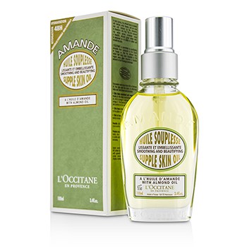 L'OCCITANE ALMOND SUPPLE SKIN OIL - SMOOTHING & BEAUTIFYING 100ML/3 L'OCCITANE ALMOND SUPPLE SKIN OIL - SMOOTHING & BEAUTIFYING 100ML/3.4OZ