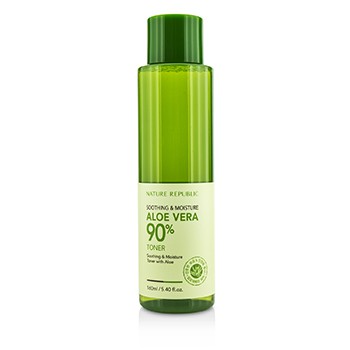 NATURE REPUBLIC SOOTHING &AMP; MOISTURE ALOE VERA 90% TONER 160ML/5.3OZ