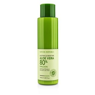 NATURE REPUBLIC SOOTHING & MOSITURE ALOE VERA 80% EMULSION 160ML/5.4OZ