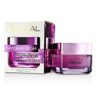 L'OREAL HYDRAFRESH HYDRATION+ ANTIOX ACTIVE MASK-IN JELLY 50ML/1.7OZ