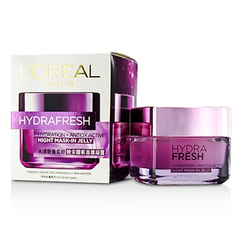 L'OREAL HYDRAFRESH HYDRATION+ ANTIOX ACTIVE MASK-IN JELLY 50ML/1.7OZ