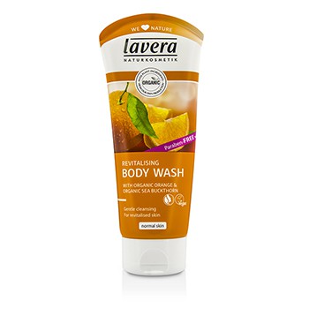 LAVERA ORGANIC ORANGE & SEA BUCKTHORN REVITALISING BODY WASH 200ML/6 LAVERA ORGANIC ORANGE & SEA BUCKTHORN REVITALISING BODY WASH 200ML/6.6OZ