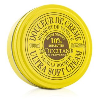 L'OCCITANE SHEA BUTTER ULTRA SOFT CREAM - VANILLA BOUQUET 100ML/3.5OZ
