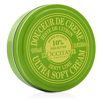 L'OCCITANE SHEA BUTTER 10% ULTRA SOFT CREAM - ZESTY LIME 100ML/3 L'OCCITANE SHEA BUTTER 10% ULTRA SOFT CREAM - ZESTY LIME 100ML/3.5OZ