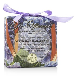 NESTI DANTE GLI OFFICINALI SOAP - HYDRANGEA &AMP; RHUBARB - TONIC &AMP; ENERGIZING 200G/7OZ