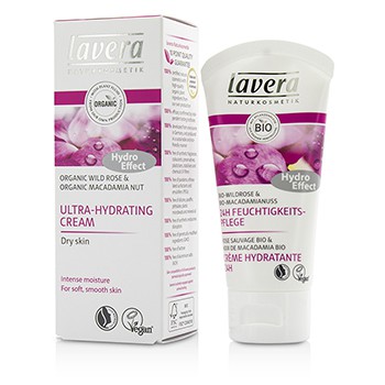 LAVERA ORGANIC WILD ROSE & MACADAMIA NUT ULTRA-HYDRATING CREAM - DRY SKIN 50ML/1 LAVERA ORGANIC WILD ROSE & MACADAMIA NUT ULTRA-HYDRATING CREAM - DRY SKIN 50ML/1.69OZ