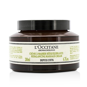 L'OCCITANE AROMACHOLOGIE REBALANCING MASSAGE CREAM 200ML/6 L'OCCITANE AROMACHOLOGIE REBALANCING MASSAGE CREAM 200ML/6.7OZ