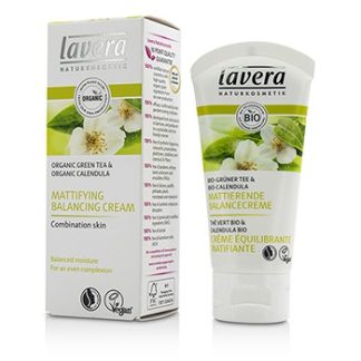 LAVERA ORGANIC GREEN TEA & CALENDULA MATTIFYING BALANCING CREAM - FOR COMBINATION SKIN 50ML/1.7OZ