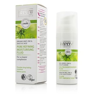 LAVERA ORGANIC MINT PORE REFINING MOISTURISING FLUID 50ML/1.6OZ