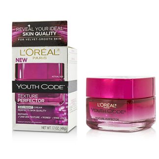 L'OREAL YOUTH CODE TEXTURE PERFECTOR DAY/NIGHT CREAM - FOR ALL SKIN TYPES (BOX SLIGHTLY DAMAGED) 48G/1.7OZ