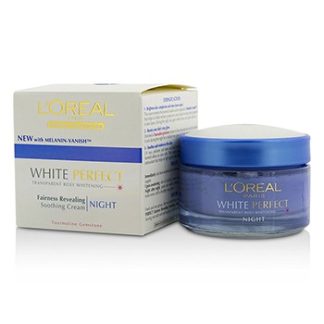 L'OREAL DERMO-EXPERTISE WHITE PERFECT SOOTHING CREAM NIGHT (MANUFACTURE DATE: 09/2013) 50ML/1.7OZ