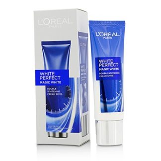L'OREAL WHITE PERFECT MAGIC WHITE DOUBLE WHITENING CREAM SPF19 50ML/1.7OZ