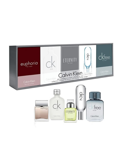 Set Men Miniature Klein Ck Fragrance 5pcs For Travel Calvin Collection 2 Deluxe Gift WDHIE29