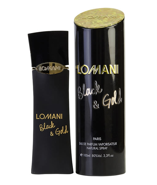 LOMANI BLACK & GOLD EDP FOR WOMEN 1 LOMANI BLACK & GOLD EDP FOR WOMEN