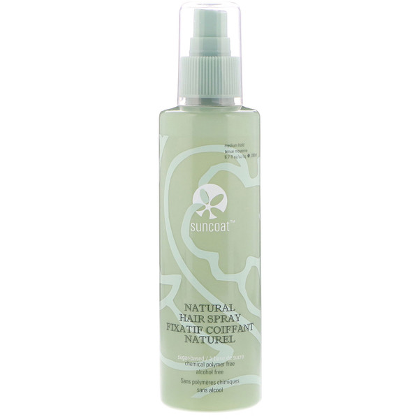 Suncoat Natural Hair Spray Medium Hold 6 7 Fl Oz 200ml Bath