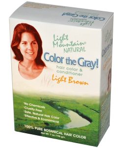 Light Mountain Organic Hair Color Conditioner Dark Brown 4 Oz