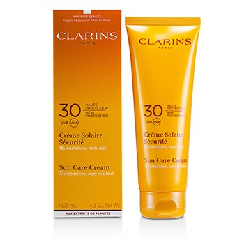 CLARINS SUN CARE CREAM HIGH PROTECTION SPF30 (FOR SUN-SENSITIVE SKIN)  125ML/4.4OZ