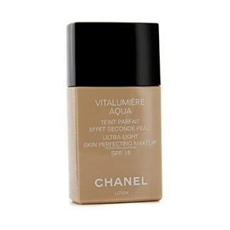 CHANEL VITALUMIERE AQUA ULTRA LIGHT SKIN PERFECTING MAKE UP SPF15 - # 10 BEIGE 30ML/1OZ