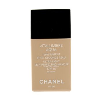 CHANEL VITALUMIERE AQUA ULTRA LIGHT SKIN PERFECTING M/U SPF15 - # 20 BEIGE  30ML/1OZ