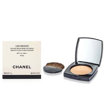 CHANEL LES BEIGES HEALTHY GLOW SHEER POWDER SPF 15 - NO. 50  12G/0.4OZ