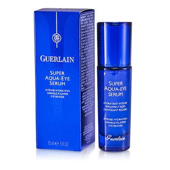 GUERLAIN SUPER AQUA EYE SERUM - INTENSE HYDRATION WRINKLE PLUMPER EYE REVIVER  15ML/0.5OZ