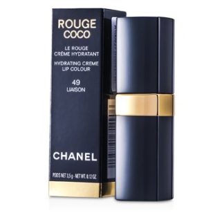 CHANEL ROUGE COCO HYDRATING CREME LIP COLOUR - # 49 LIAISON  3.5G/0.12OZ