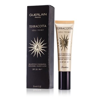 GUERLAIN TERRACOTTA JOLI TEINT BEAUTIFYING FOUNDATION SPF 20 - # EBONY  30ML/1OZ