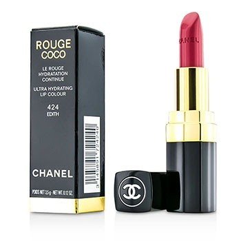 CHANEL ROUGE COCO ULTRA HYDRATING LIP COLOUR - # 424 EDITH  3.5G/0.12OZ