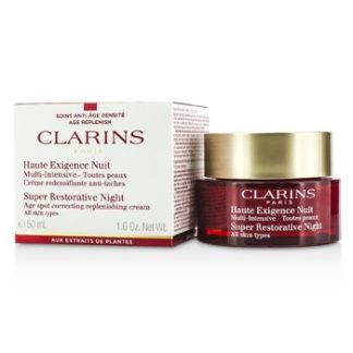 CLARINS SUPER RESTORATIVE NIGHT AGE SPOT CORRECTING REPLENISHING CREAM  50ML/1.6OZ